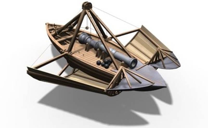 Barco encouraçado - Máquinas de Guerra de Da Vinci
