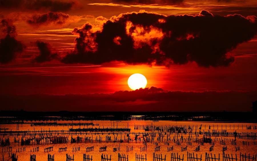 Por que o céu é azul e fica vermelho no por do sol