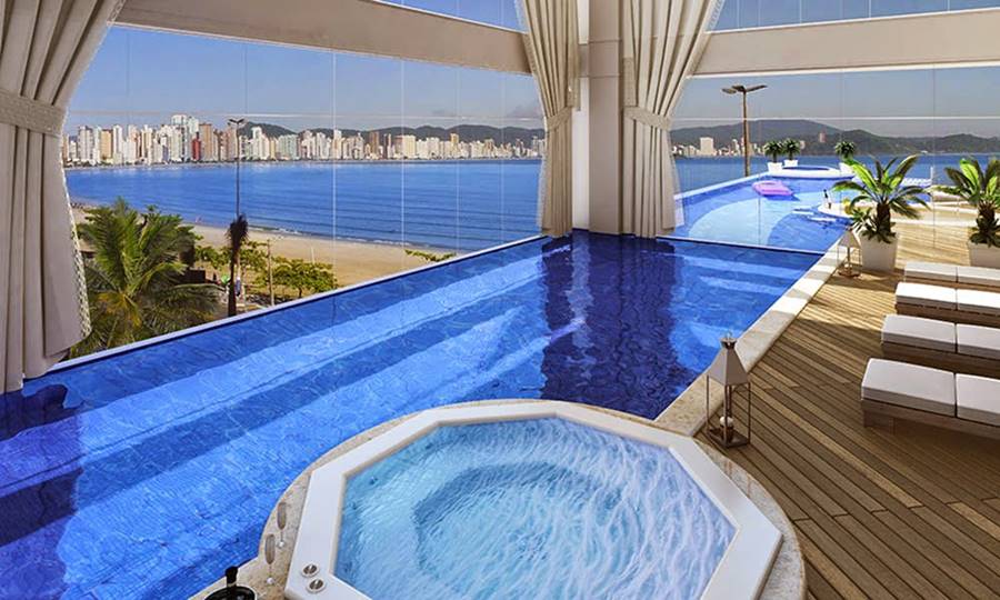 Interior do Millennium Palace, o prédio mais alto do Brasil