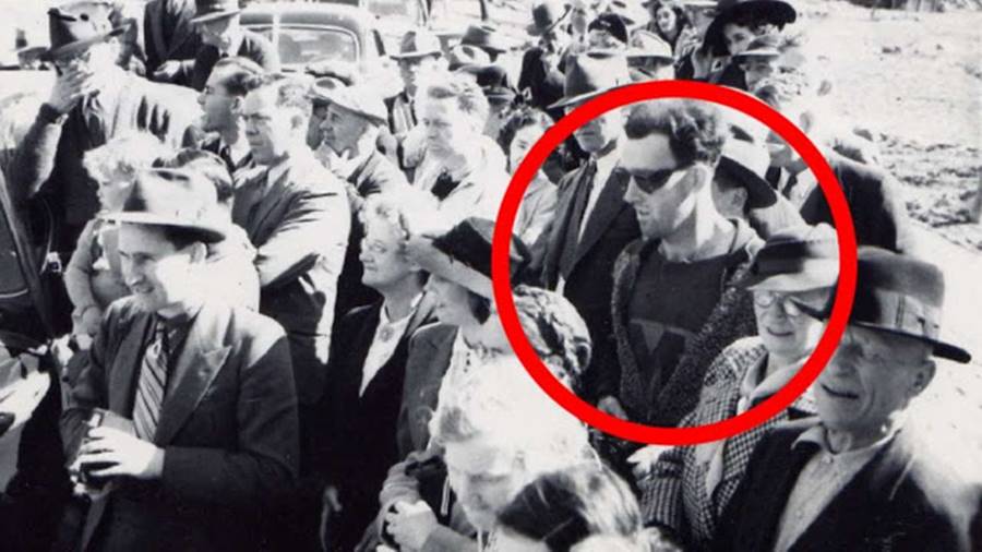 A história do homem de óculos escuros que voltou ao passado - Viajantes no tempo