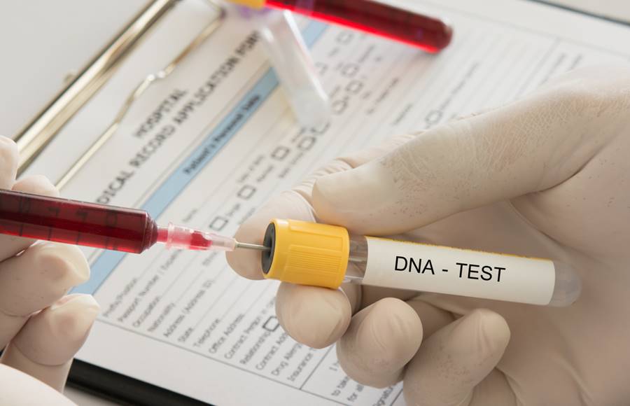 Procedimento de teste de DNA