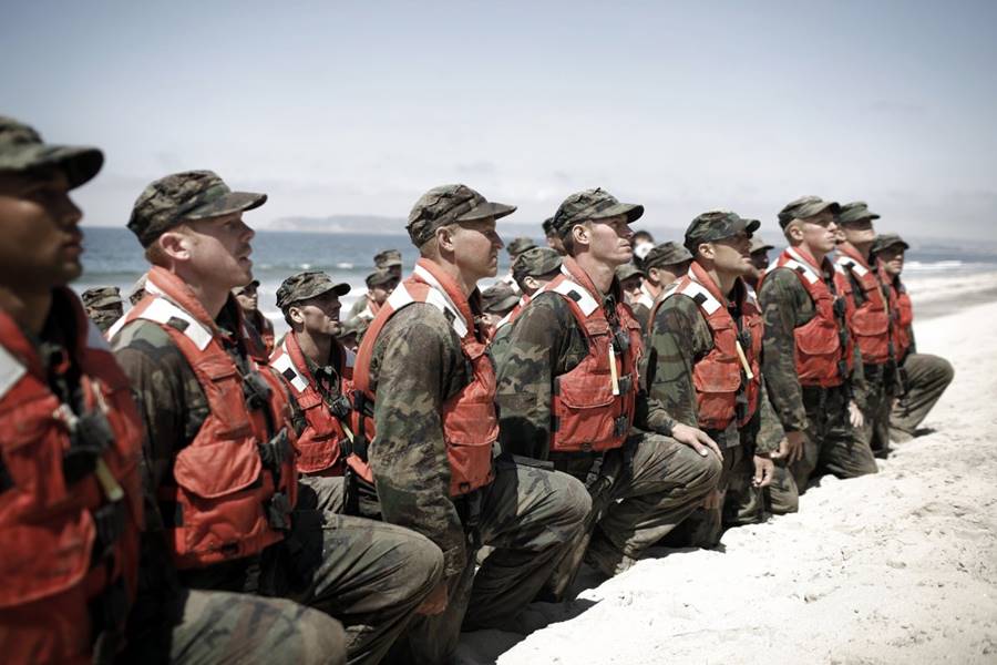 Parte do treinamento do Navy SEALs