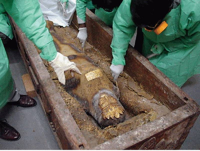 A Múmia de Rhodugune, outra das várias fraudes arqueológicas