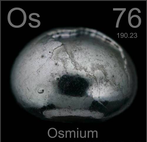 Ósmio, um dos metais mais valiosos do mundo