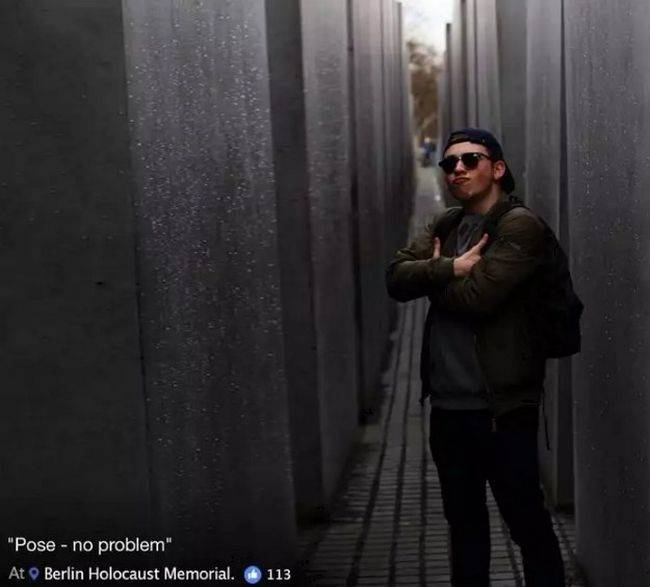 Montagens chocantes no Memorial do Holocausto