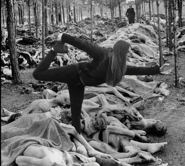 Montagens chocantes no Memorial do Holocausto