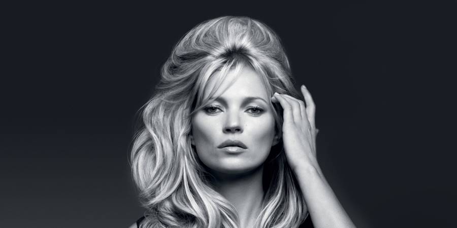 Kate Moss na lista das mulheres mais lindas do mundo.