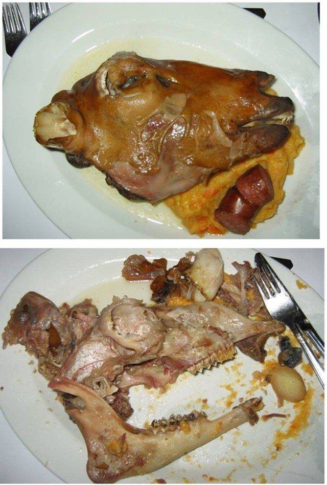 Comida para perder o apetite.