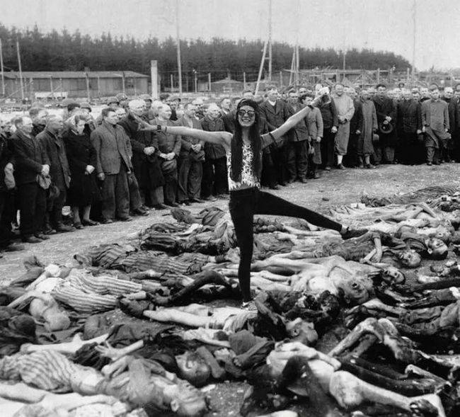 Montagens chocantes no Memorial do Holocausto