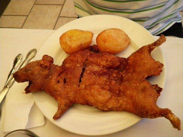 Comida para perder o apetite.