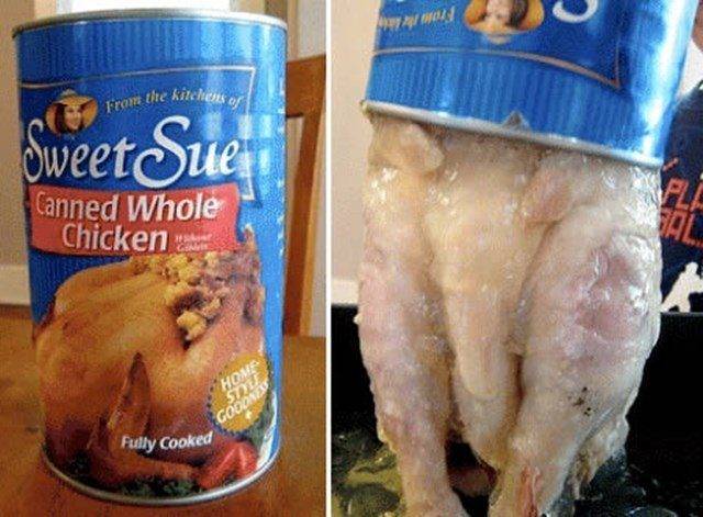 Comida para perder o apetite.