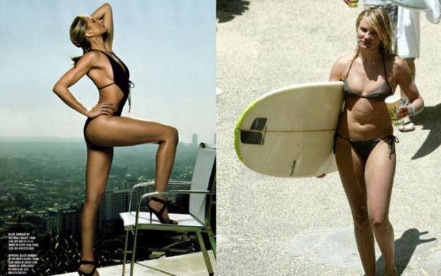 Celebridades sem Photoshop