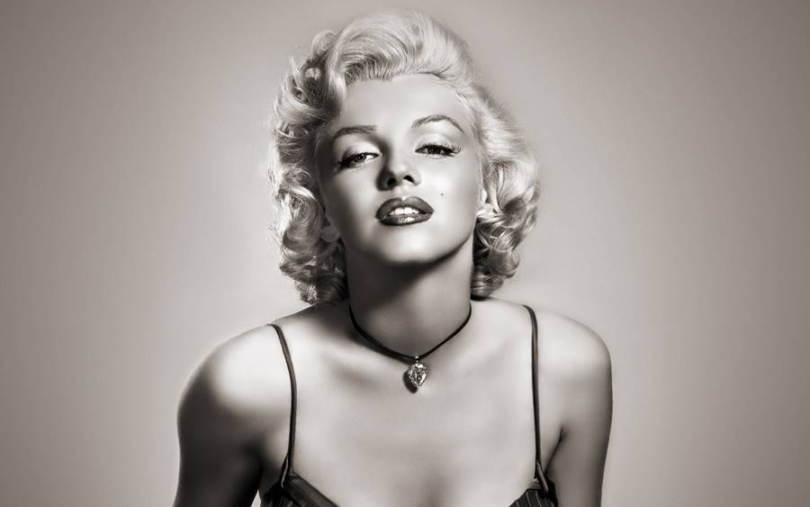 Marilyn Monroe na lista das mulheres mais lindas do mundo.