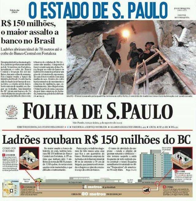 TOP10 Os maiores assaltos da história