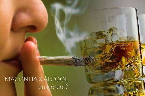 Maconha ou Álcool, qual é pior para a saúde?